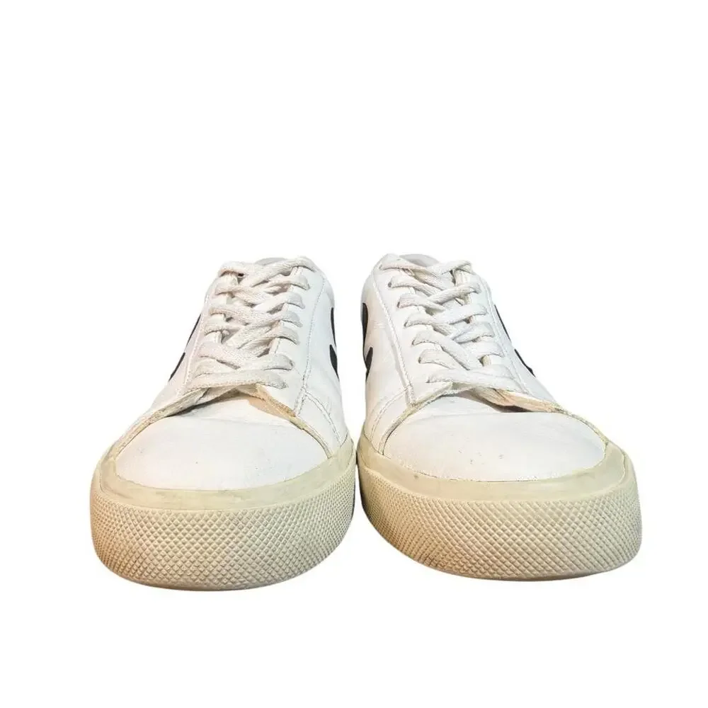 VEJA Campo White Leather Sneaker Women size 10 - Picture 4 of 7